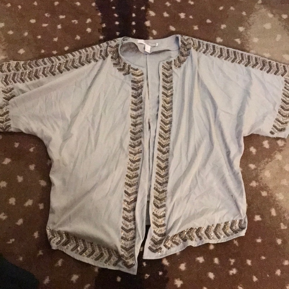 Beaded kimono top